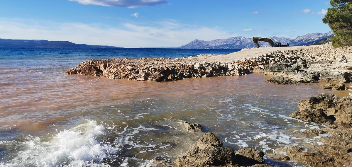 Makarska Romana nasipavanje